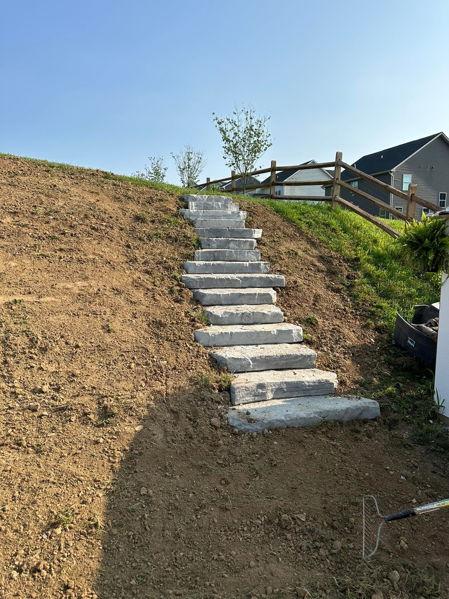 Our hardscape crew just finished up... - Landscaped Creations