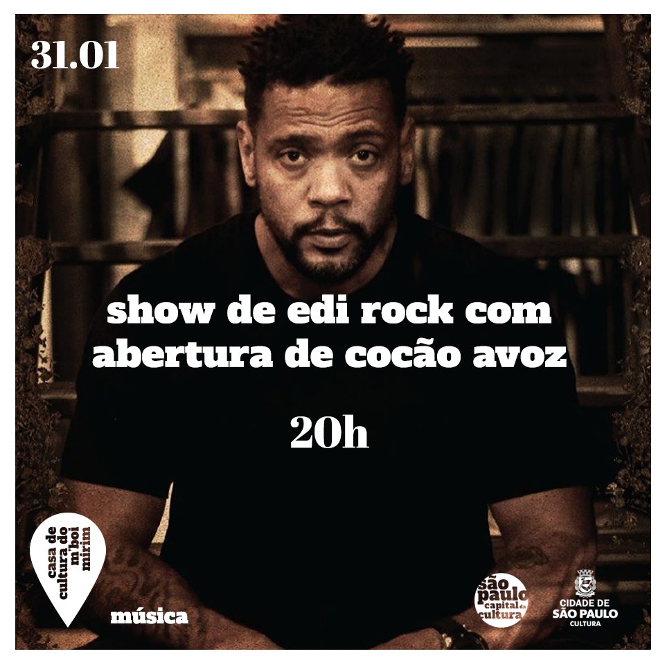 Encontro Rap - Edi Rock na #Mboimirim O rapper que iniciou...