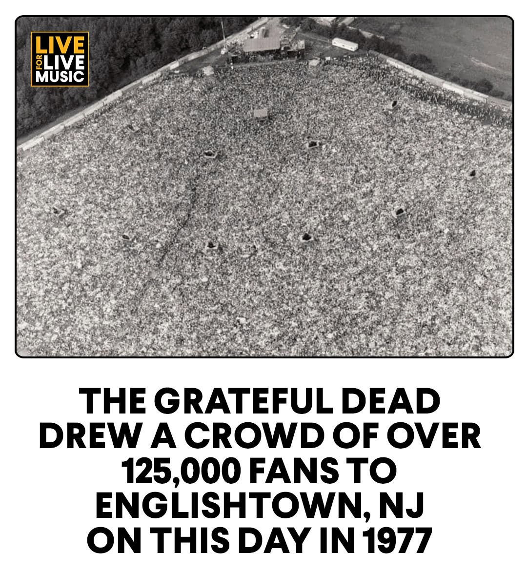 Grateful Dead's 1977 Englishtown concert