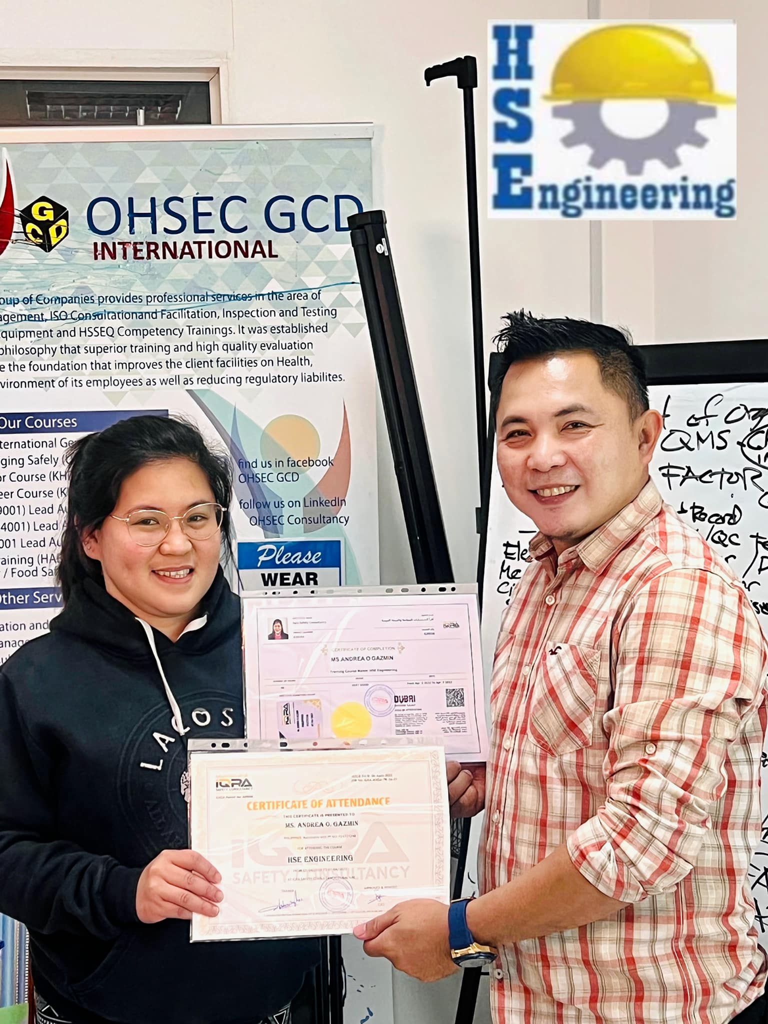 👉Congratulations student for passing International Health and Safety ...