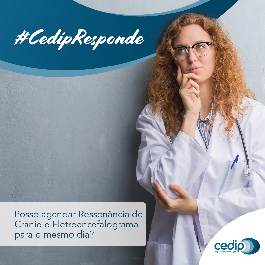 Sim, é possível fazer. No... - CEDIP Medicina Diagnóstica