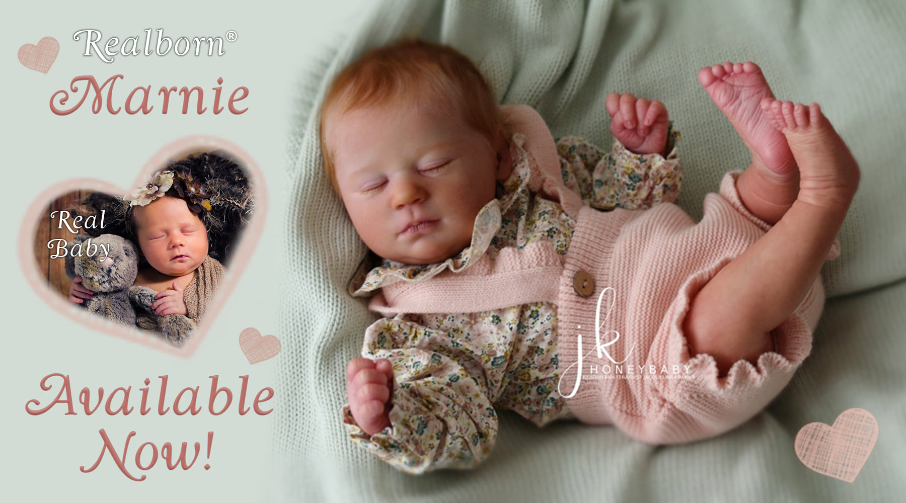 Meet Marnie, the adorable 19-inch reborn baby doll