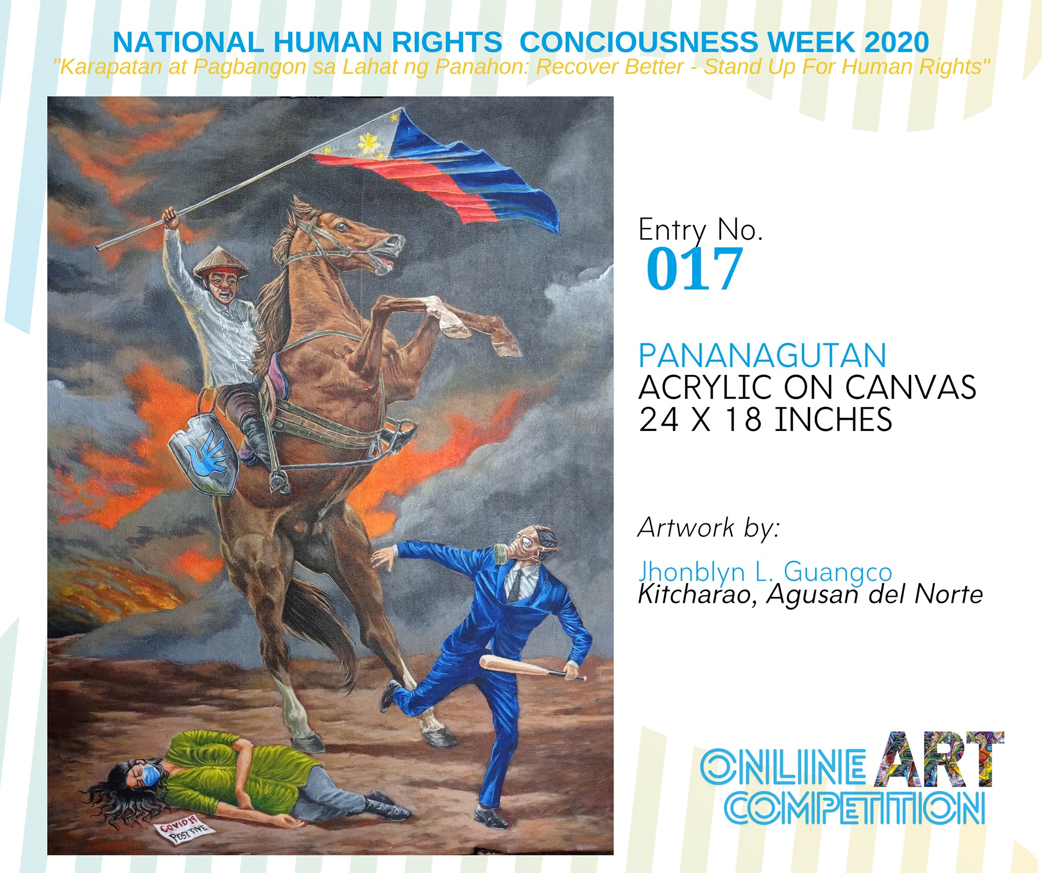 CHR - Entry No. 17 - Pananagutan: This painting depicts human rights ...