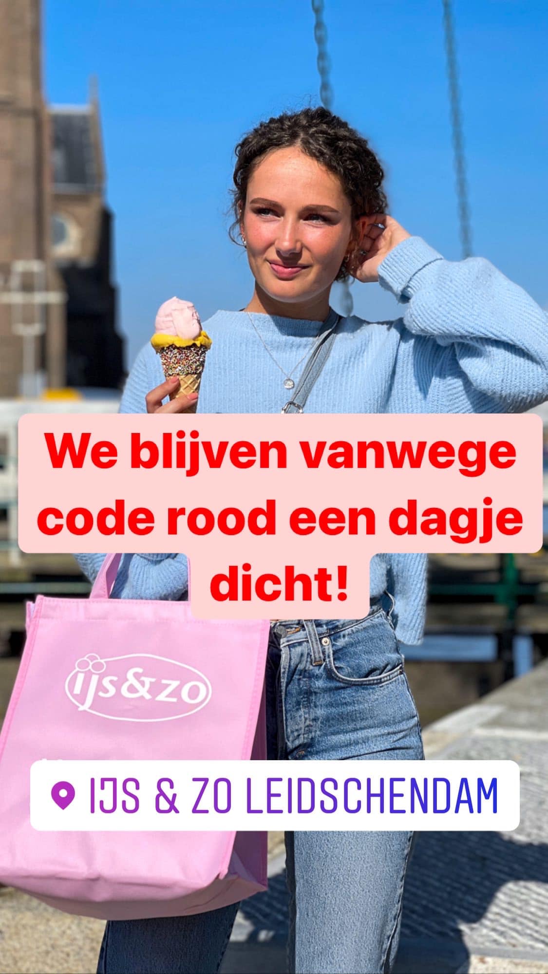 🌧 vanwege code ROOD blijven wij... - IJS & ZO Leidschendam