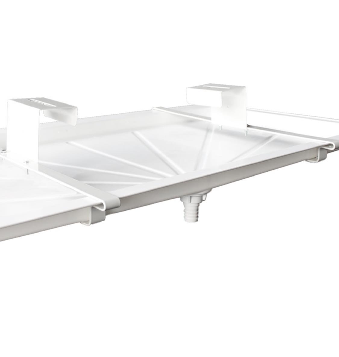 Bacinella Raccogli Condensa Per Climatizzatore In PP5 – Con Tubo Di Scarico, Per Unità 1-2P (81,5×33 Cm) E 3-5P, Facile Da Installare