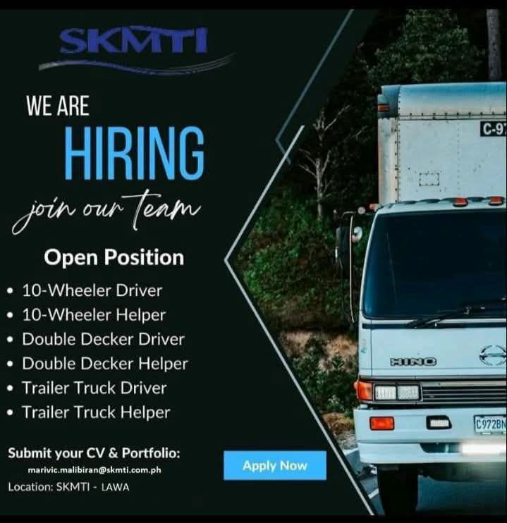 HIRING TRAILER DRIVER HELPER MECHANIC PH | Facebook