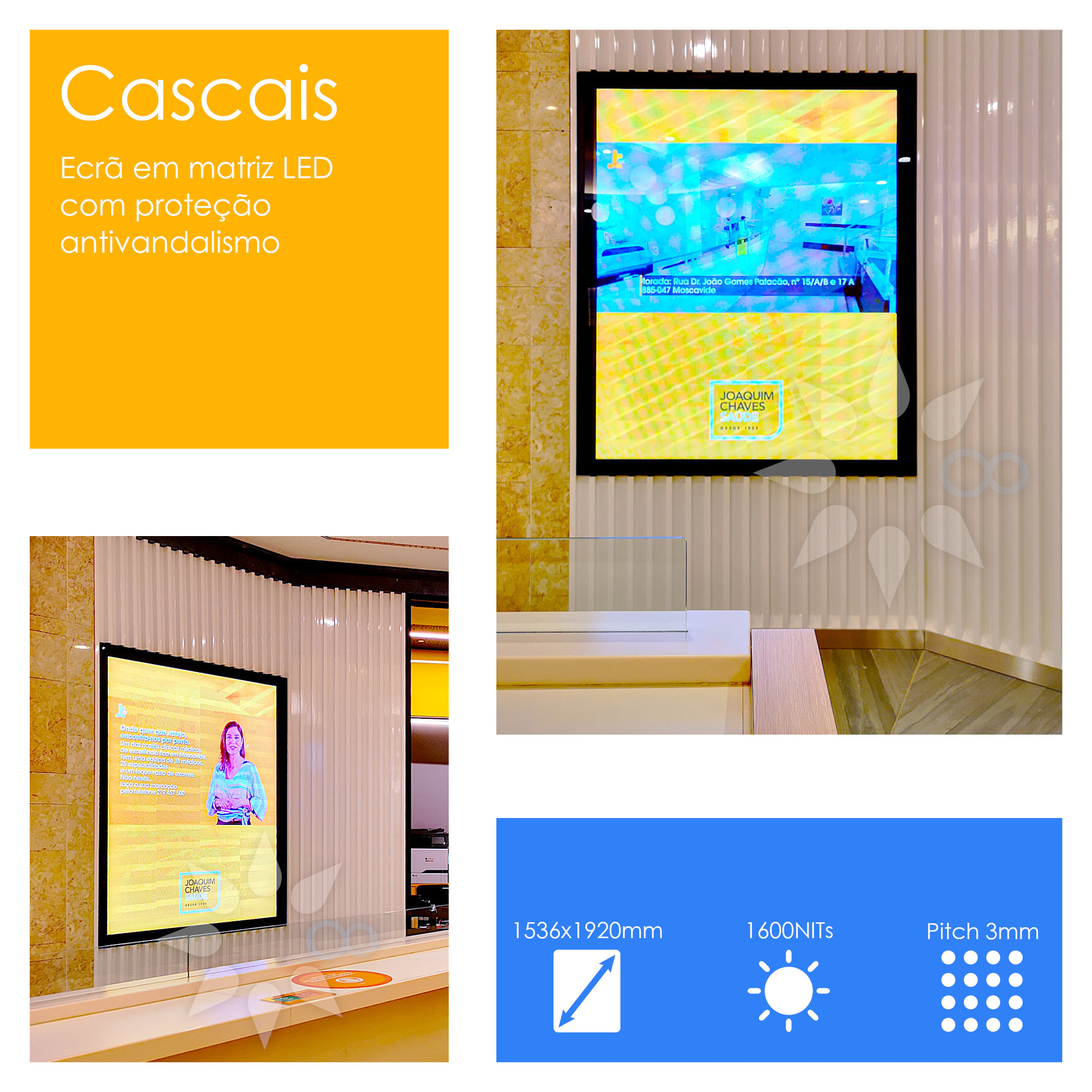 Infy Solutions - Painel de matriz LED instalado em...
