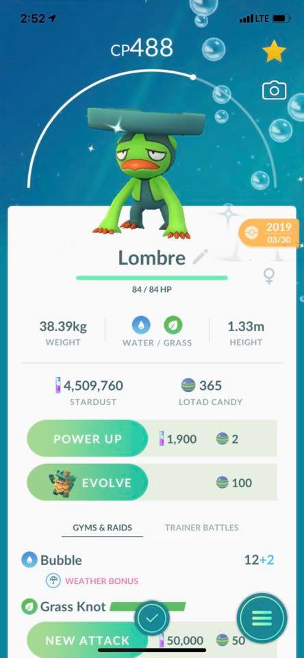 Pokémon Go - Échange De Lotad/ Nenupiot Chromatique (Shiny) - Compte Ou Pokémon - Neuf