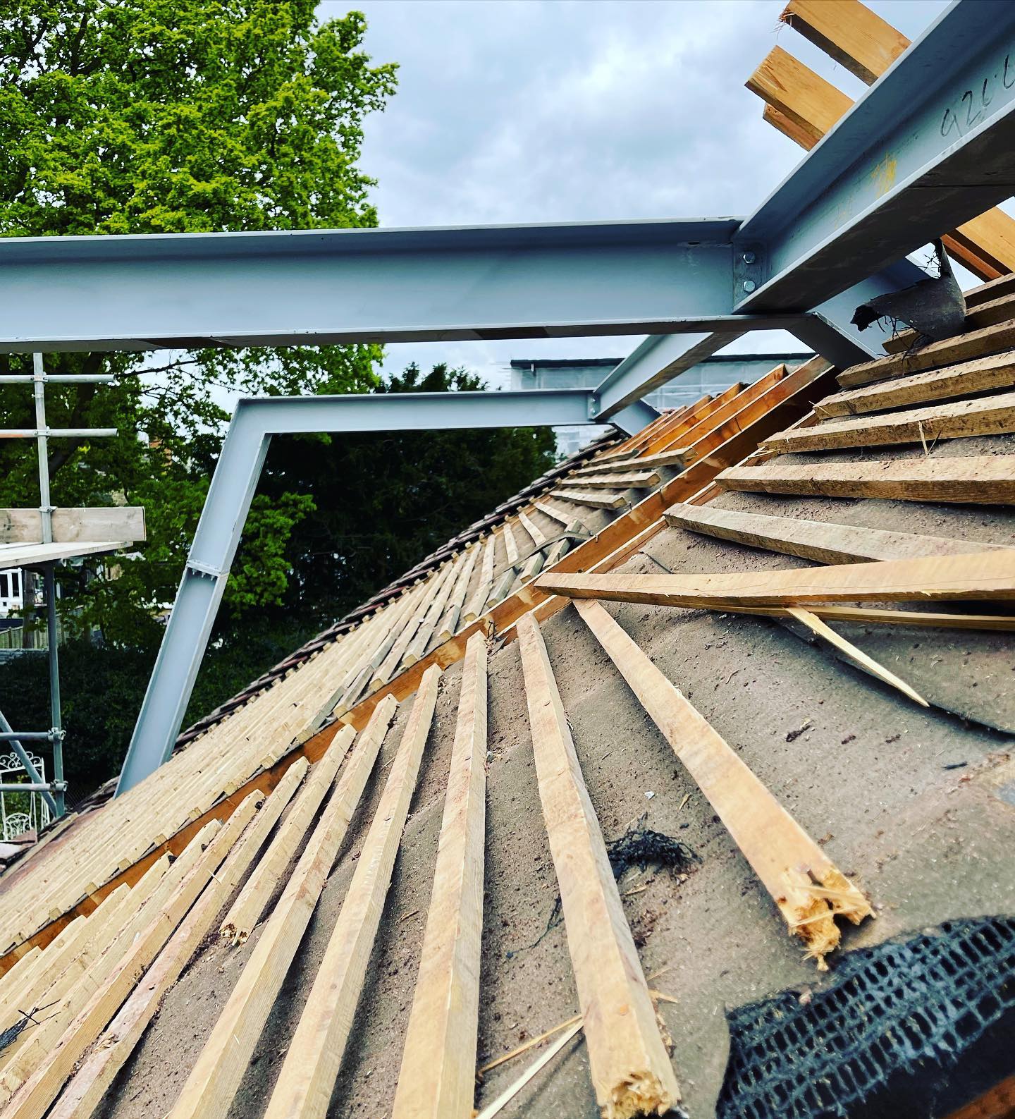 Steelwork frame going in... - Stuart James Associates Limited | Facebook