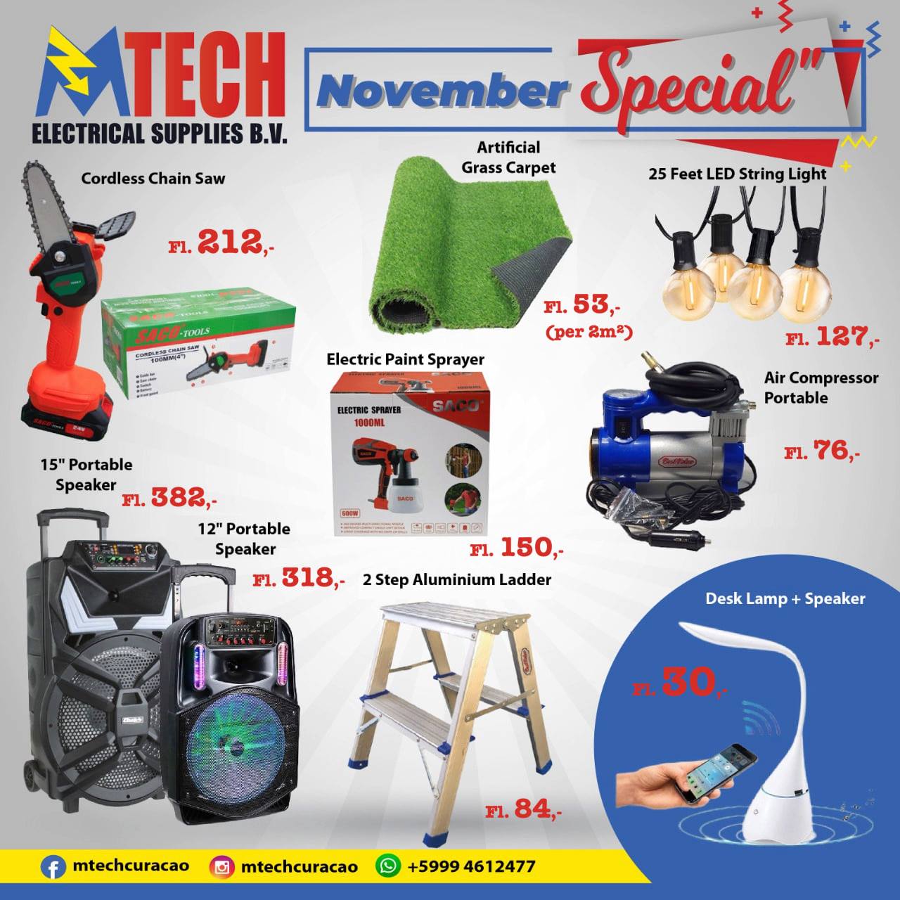 Mtech - 🎶⚡ NOVEMBER SPECIAL ⚡🎶 Cordless Chain Saw - Fl. 212 ...