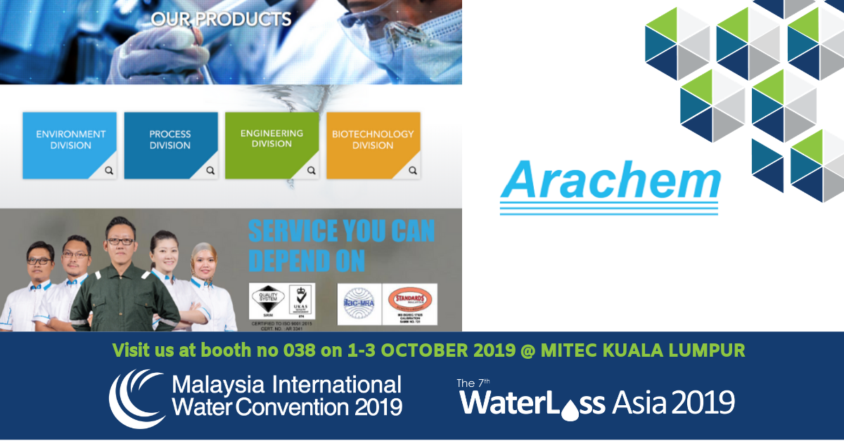 Water Malaysia Miwc 2019 Exhibitor Arachem M Sdn Bhd Facebook