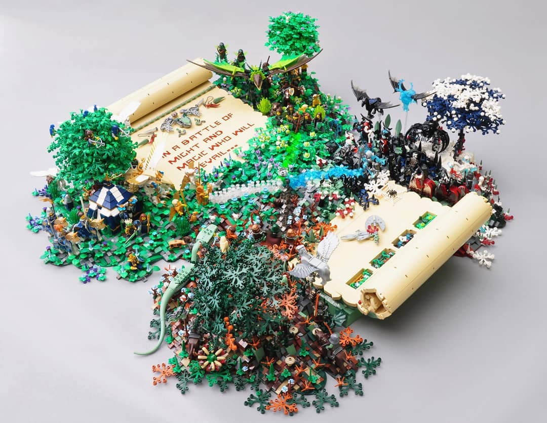 The Battle of the Seasons LEGO Scroll... - Beyond the Brick