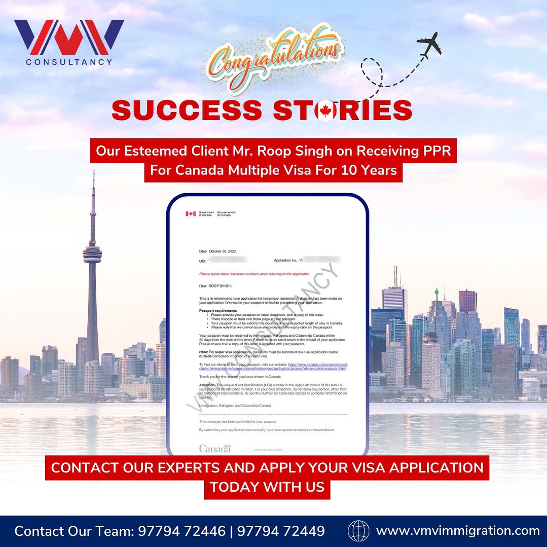 VMV Immigration - 🎉🍁 Big congratulations to our esteemed...