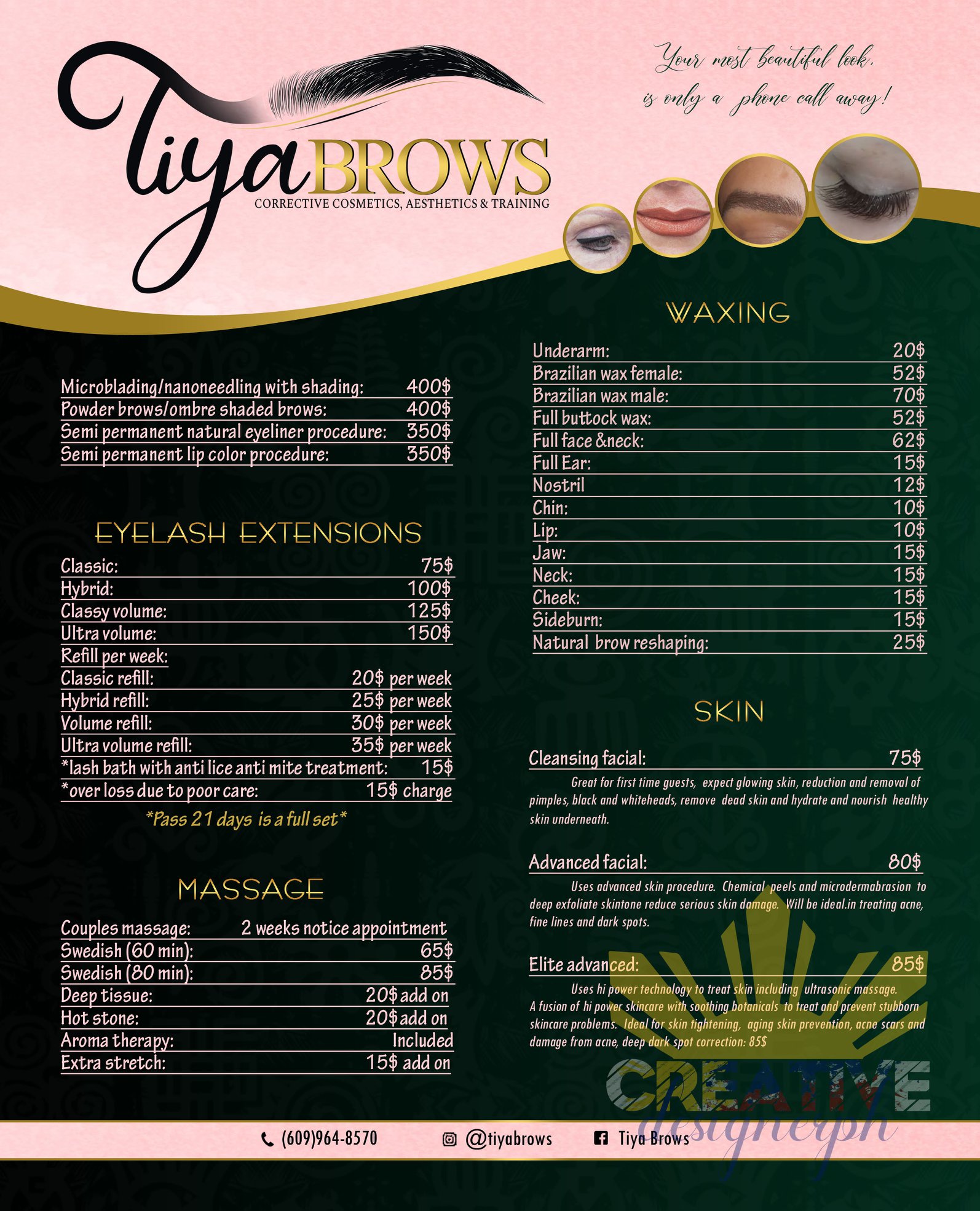 Menu :) Thank you! Pm for Inquiries.... - CreativeDesigner