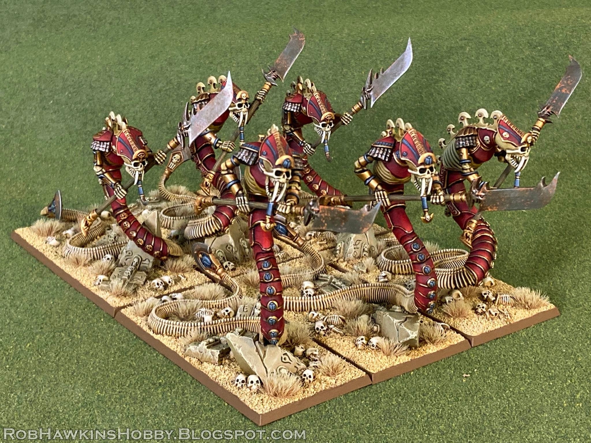 Finished up my #TombKings Sepulchral Stalkers. #Warhammer #TheOldWorld