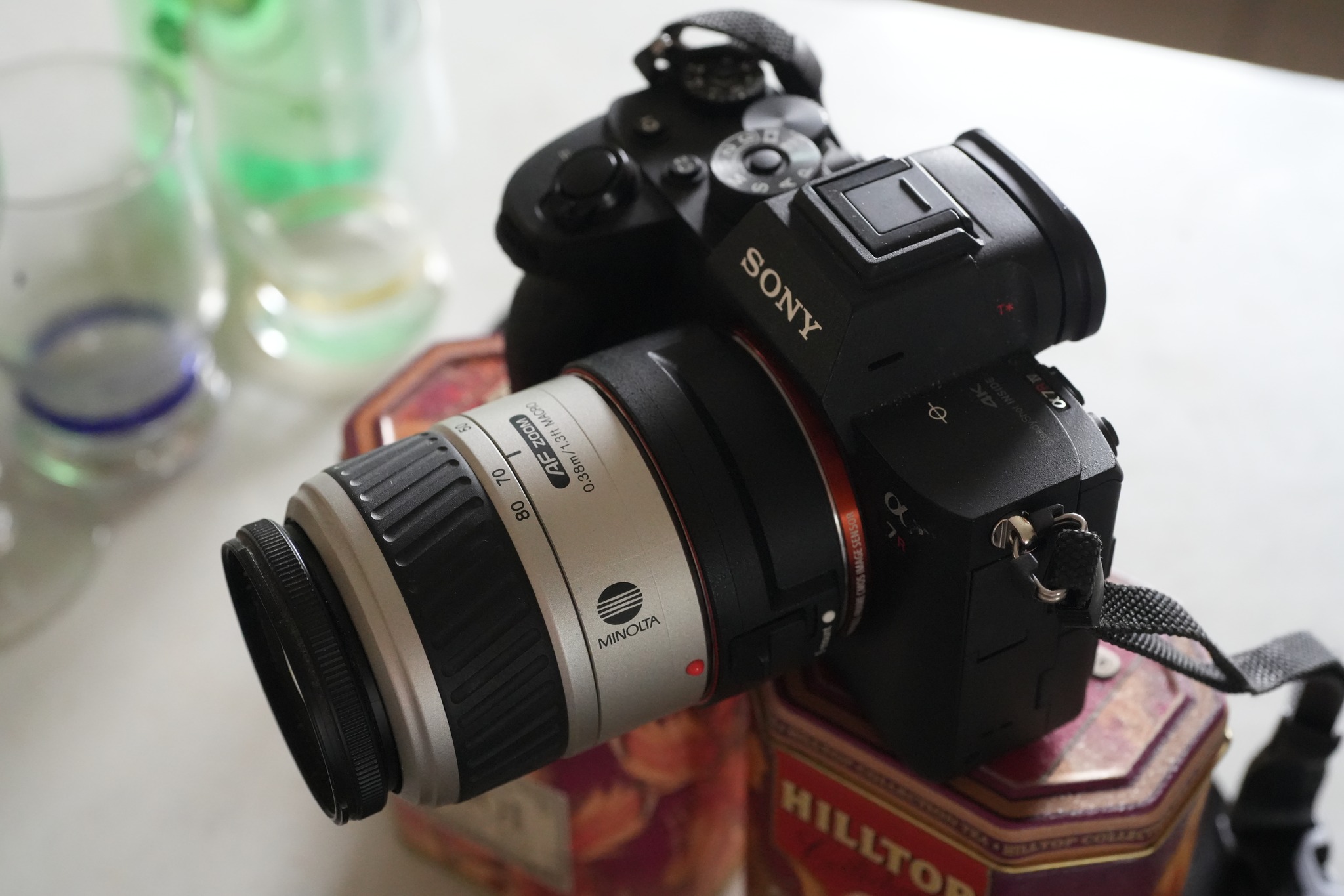 Some Minolta AF kit lens have embarrassing distortion. The only 