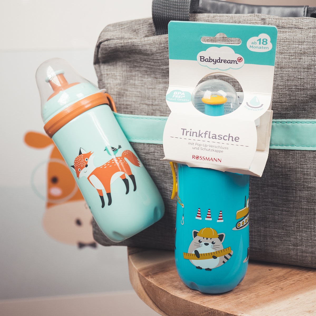 Diese Flaschen haben ganz schön was drauf💪🏼! Mit diesen vier #Babydream Modellen wird das Trinkenlernen zum Kinderspiel☝🏼 . Ab dem 6. Monat empfehlen wir den auslaufsicheren Trinklernbecher oder den 3