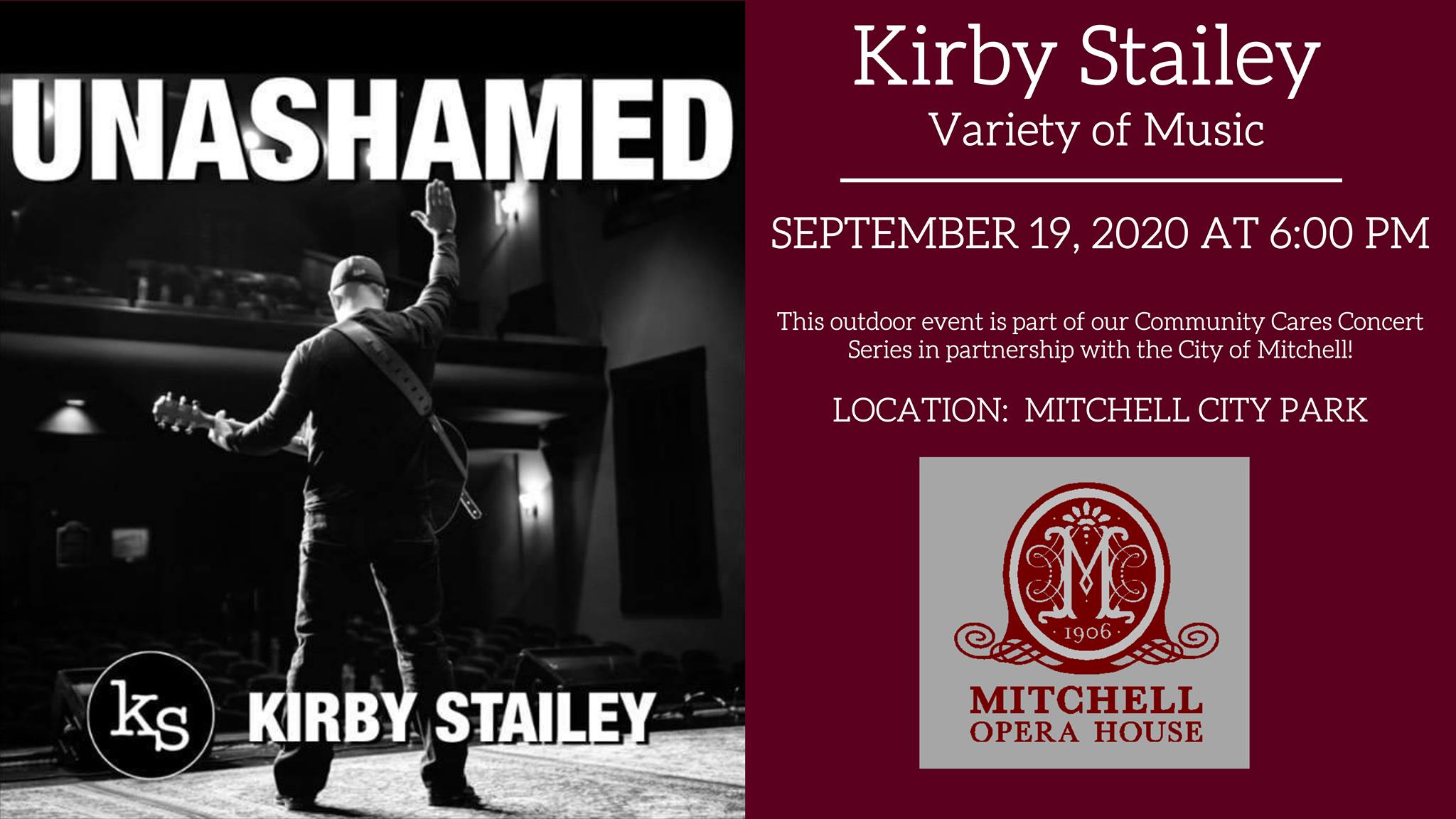 Kirby Stailey - Community Cares Concert Series