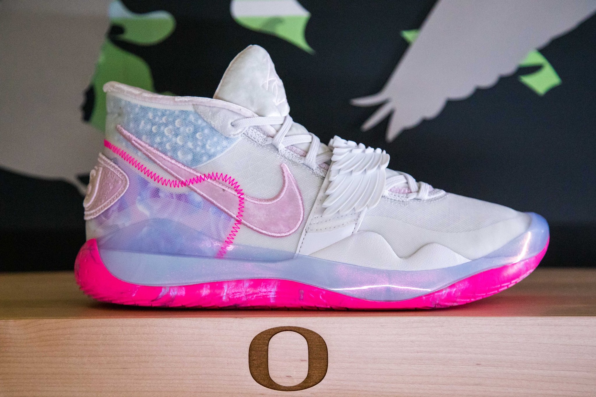New kicks, ready to fly. Ducks will wear a special PE version of 
