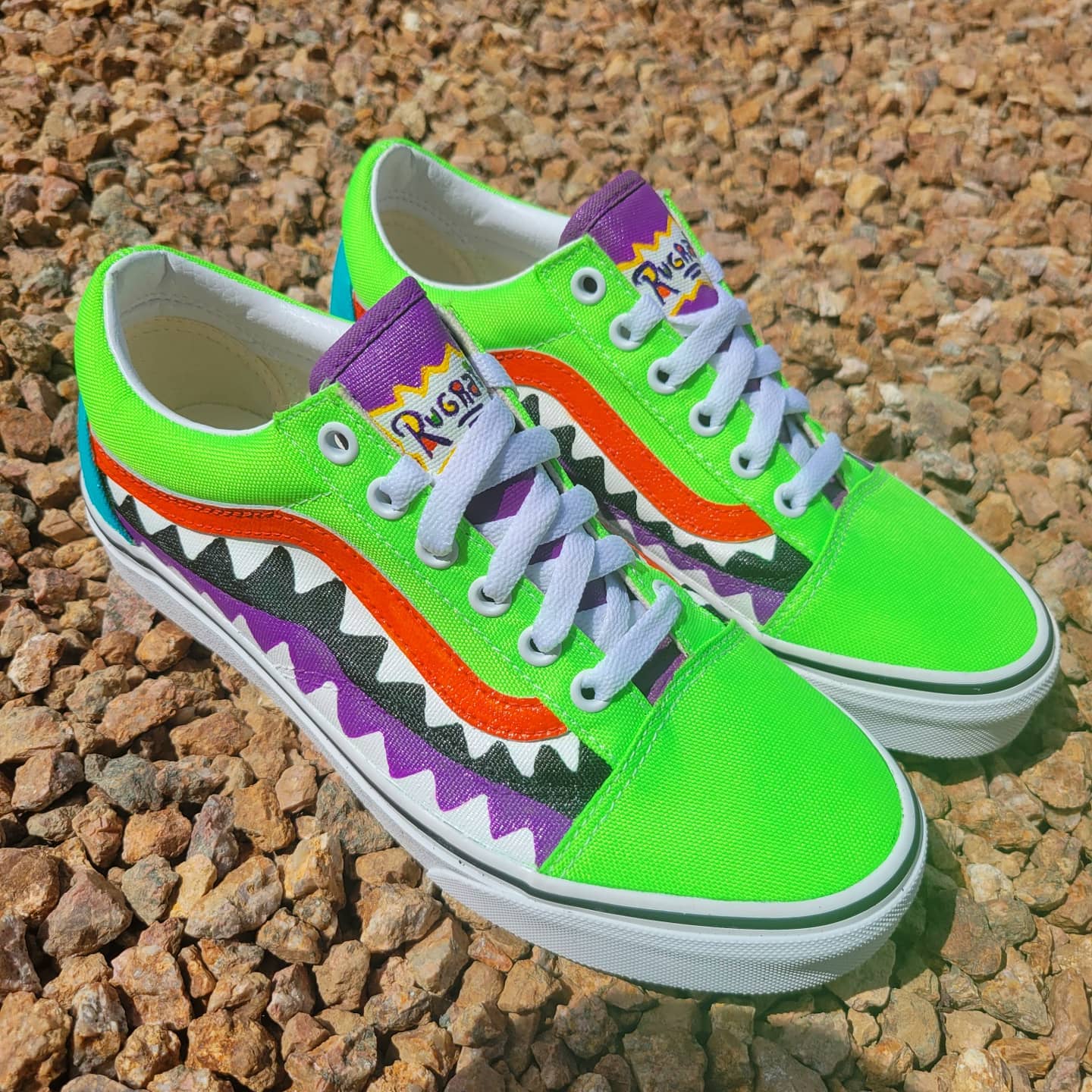 KC Fresh Kicks - Rugrats Reptar Vans Where all the 90s... | Facebook