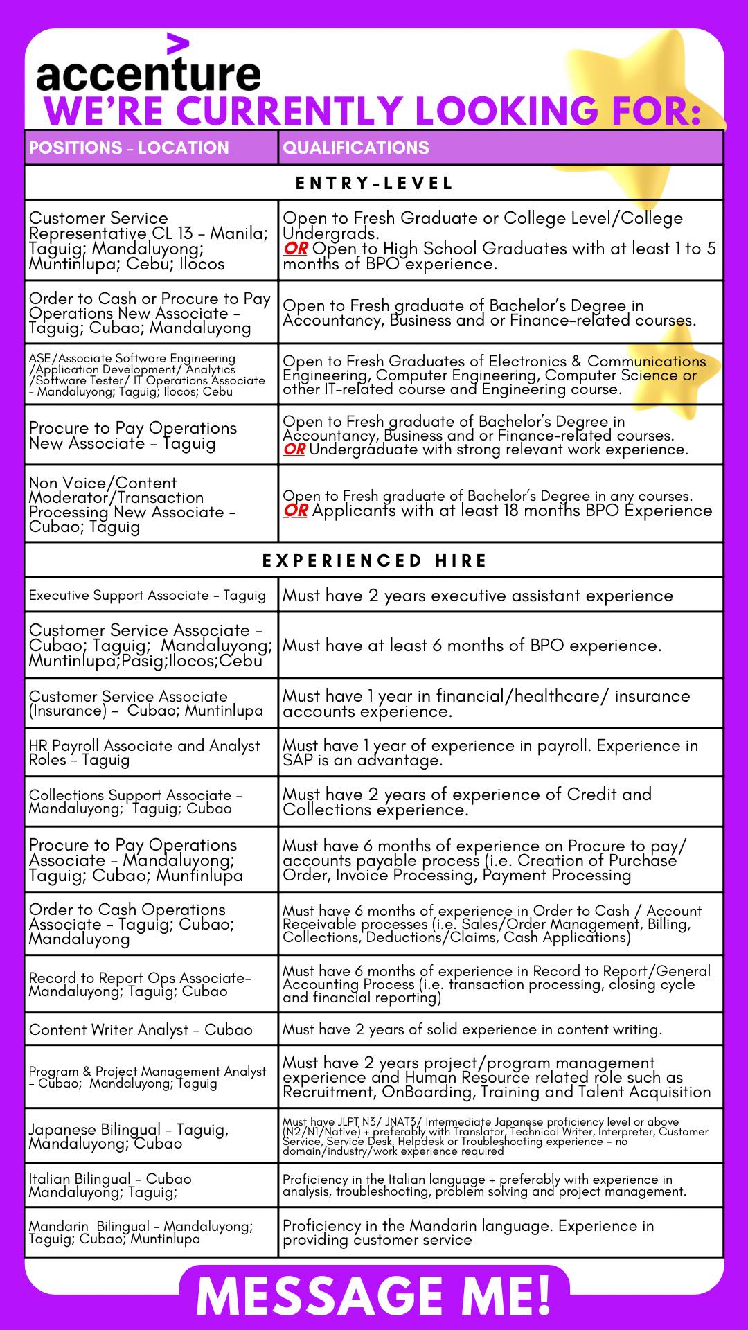💜ACCENTURE🇵🇭💜 | Facebook