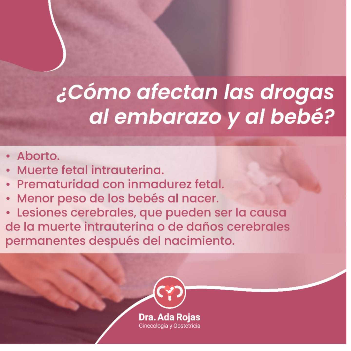 Dra. Ada Rojas - El uso de drogas en el embarazo aumenta... | Facebook