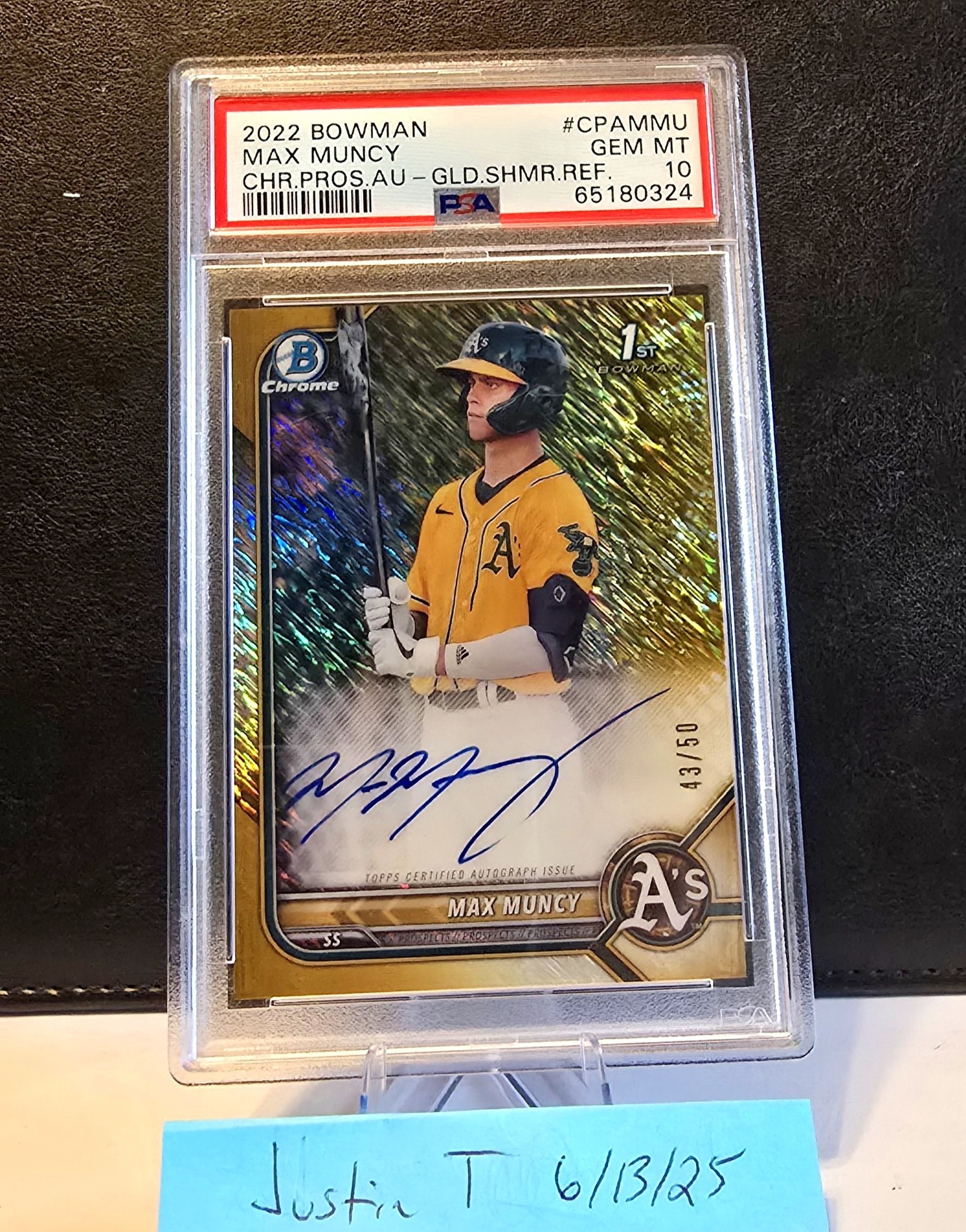 Autographed 2019 Bowman Prospects cards for sale