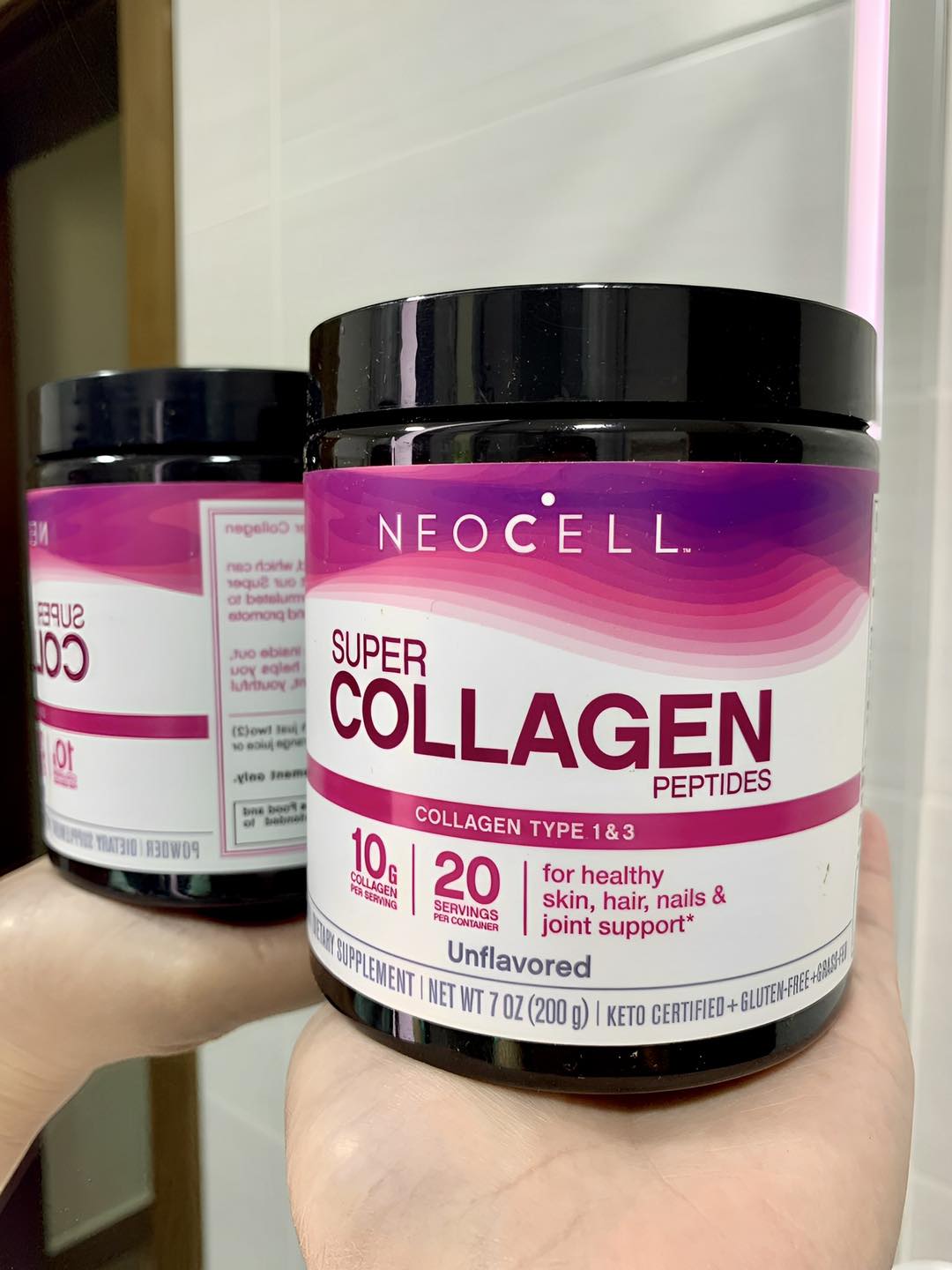 neocell collagen glutathione Super ➡️Powder (200 grams) ➡️Tablet w/ Biotin (270 pcs) ➡️ (30 capsules) ➡️Vitamins C (60 tablets) WhatsApp: ￼⁨3363 5002⁩ Free Delivery🚗 #Neocell #Collagen #Glutathione supplementation helps replenish and Vitamins Injections - Vitamins Quantité:15 PCS zinc collagen