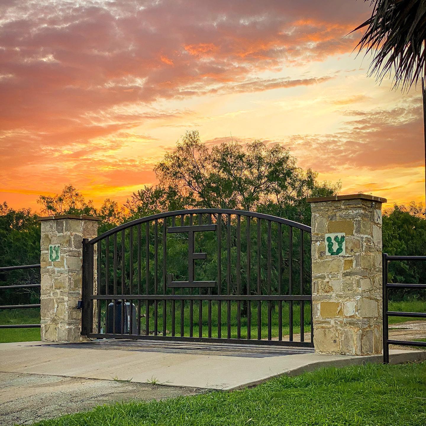 Tuna Rosa Ranch - Rain in July and a beautiful sunset this...