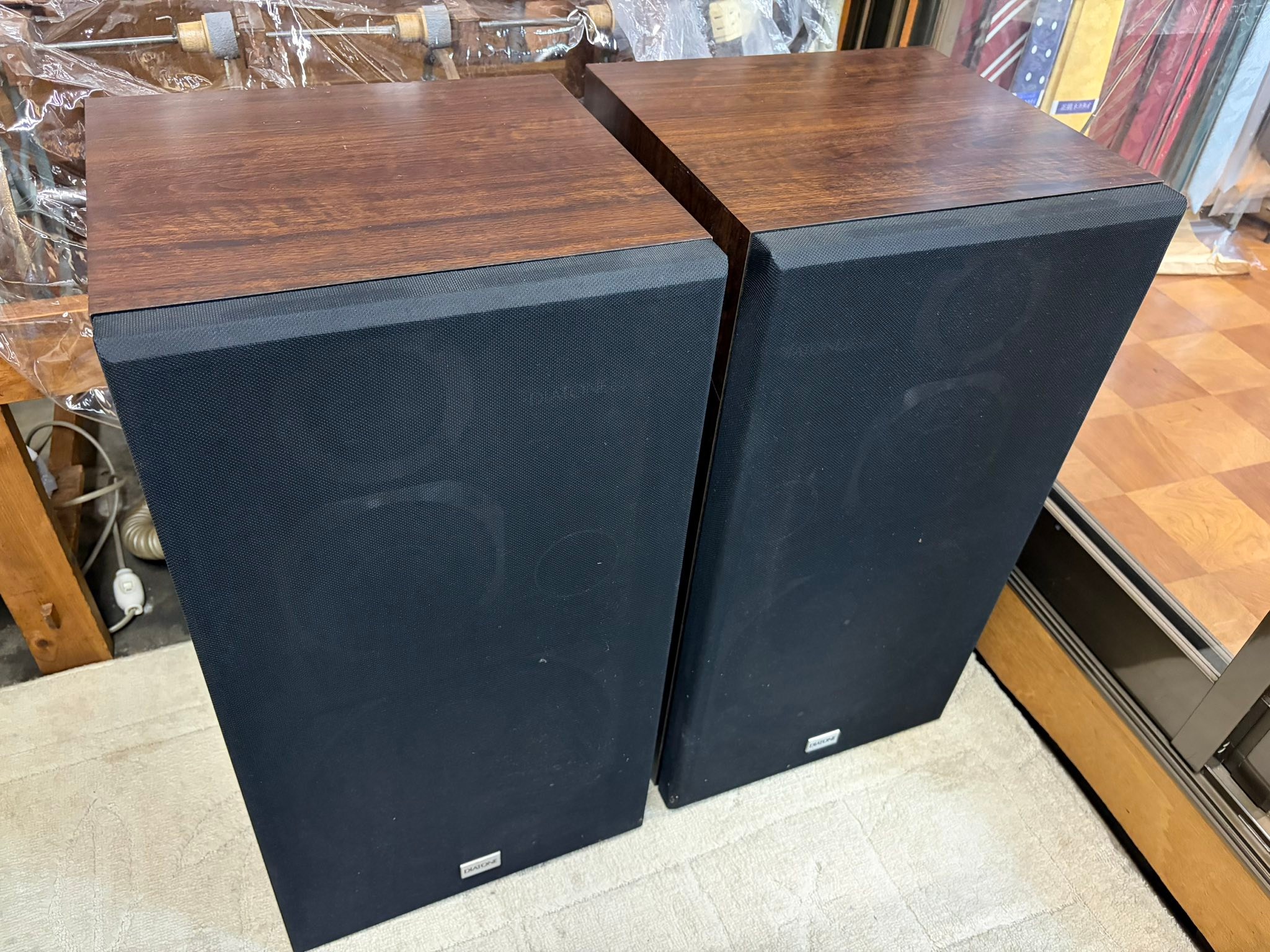 ダイヤトーン DS-503、ジャンクを、譲ってもらいました、スコーカーが 