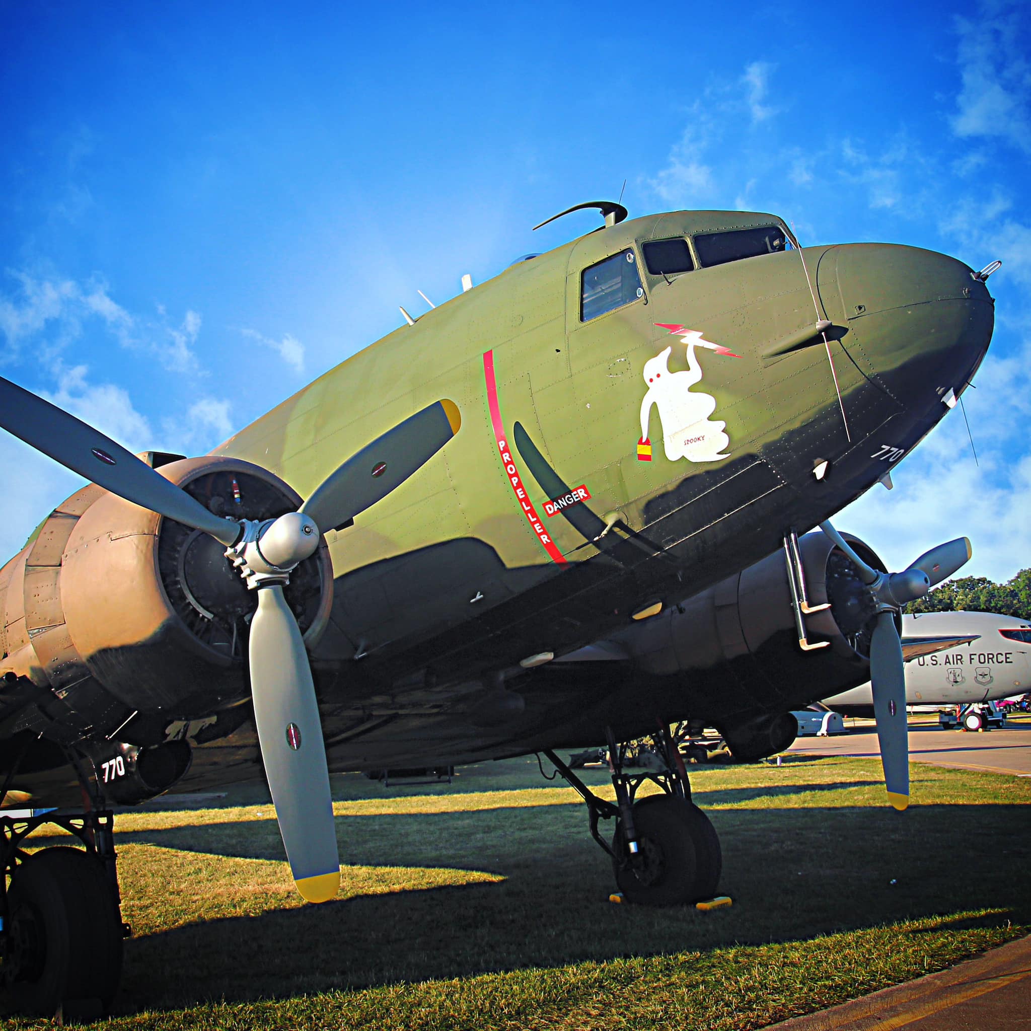 Seeking information on AC-47 Spooky and AC-119 Stinger gunships