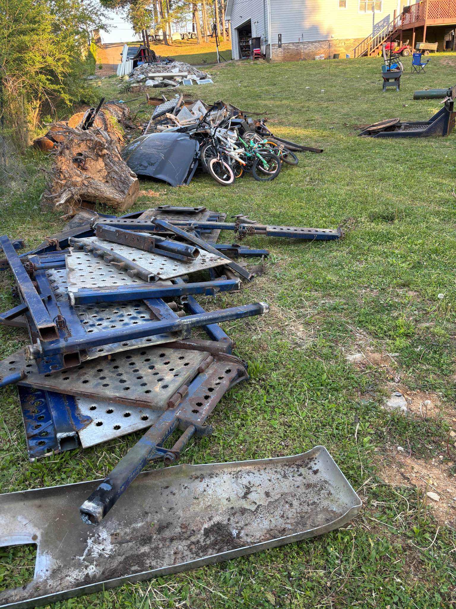 Metal heavy duty old ramp for car hauler - Access Ramps - South ...