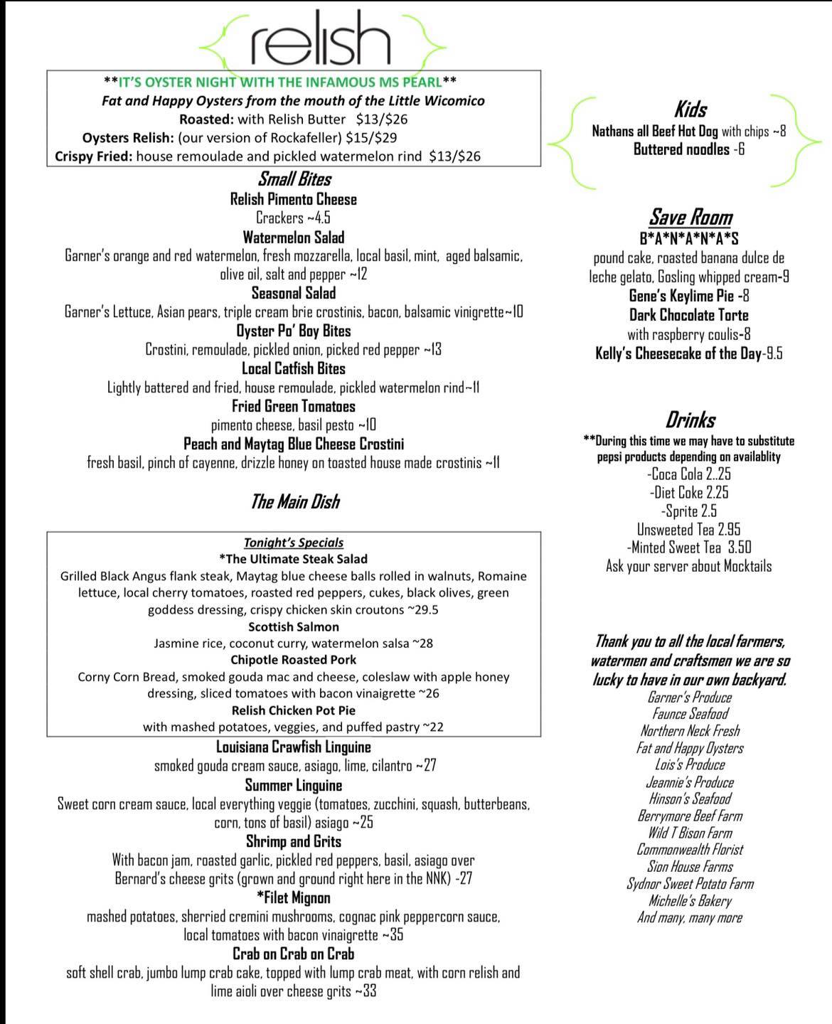 Relish Restaurant and... - Relish Restaurant and Wine Bar