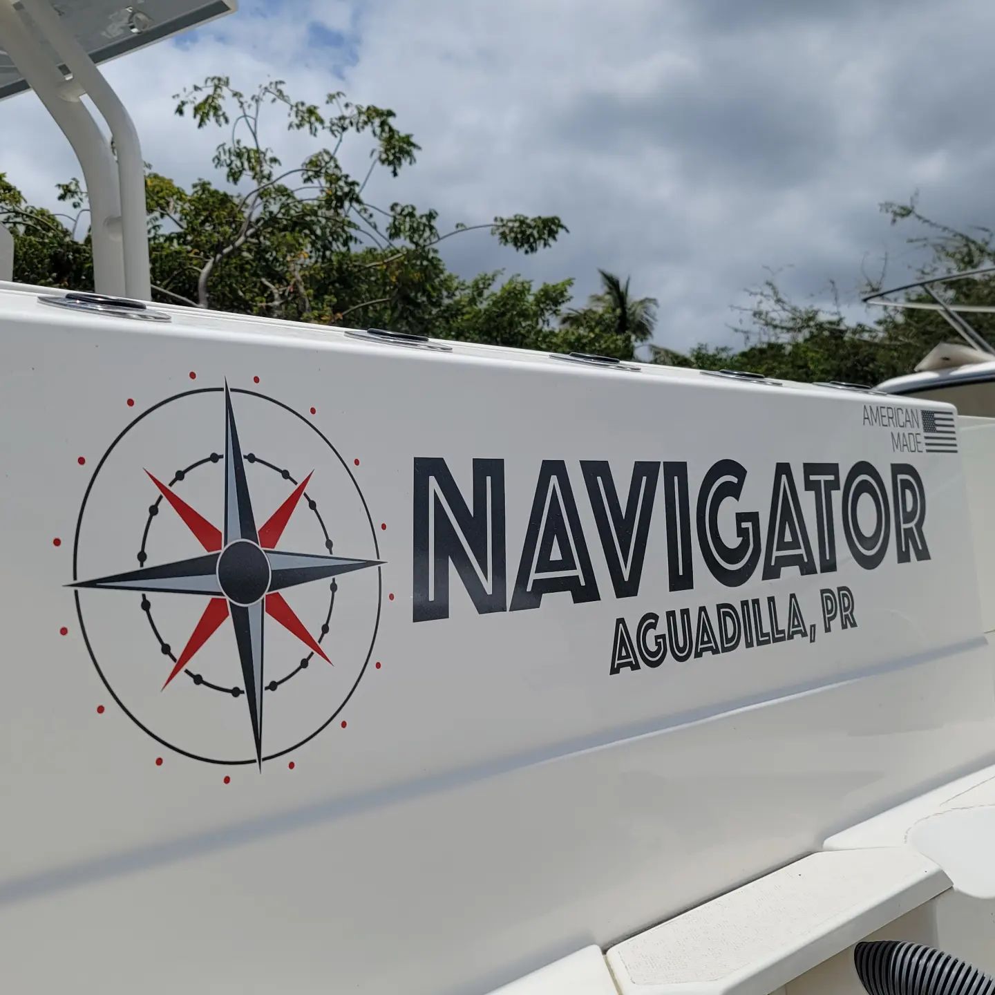 Boat Graphicspr - Vinyl graphics on #navigator...