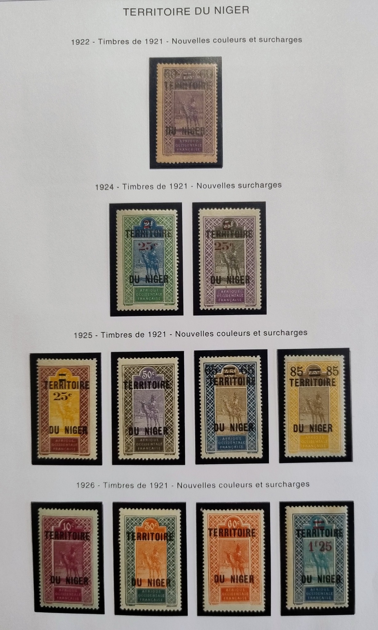Niger Stamp Collection - 50 Different Stamps For Collectors | PROPHILA Guaranteed Quality