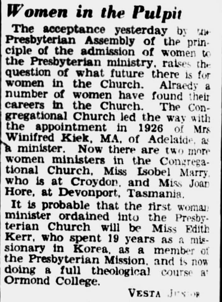 Edith Amelia Kerr (1893-1975), missionary and headmistress, was born on ...