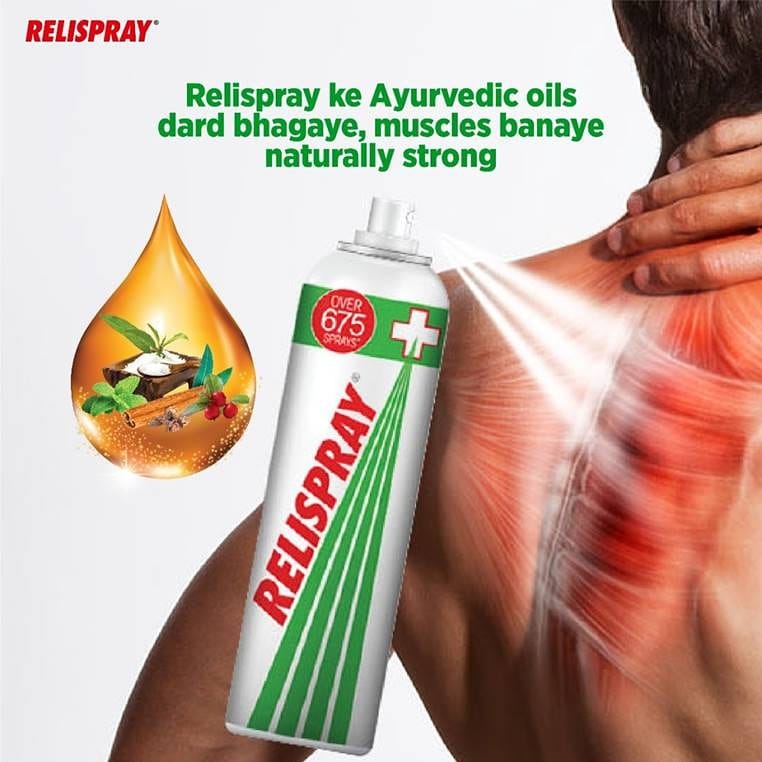 Relispray - Powered with Ayurvedic oils, Relispray’s spray...