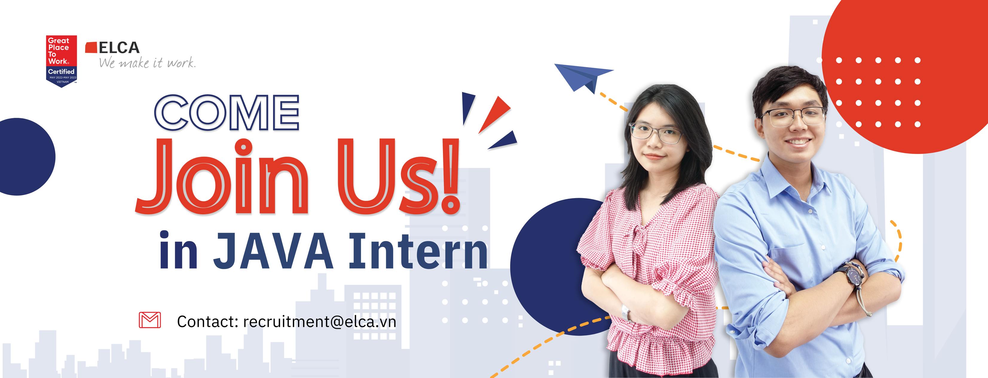 FIT - Grow with ELCA Vietnam as a JAVA Intern? https://www.fit.hcmus ...