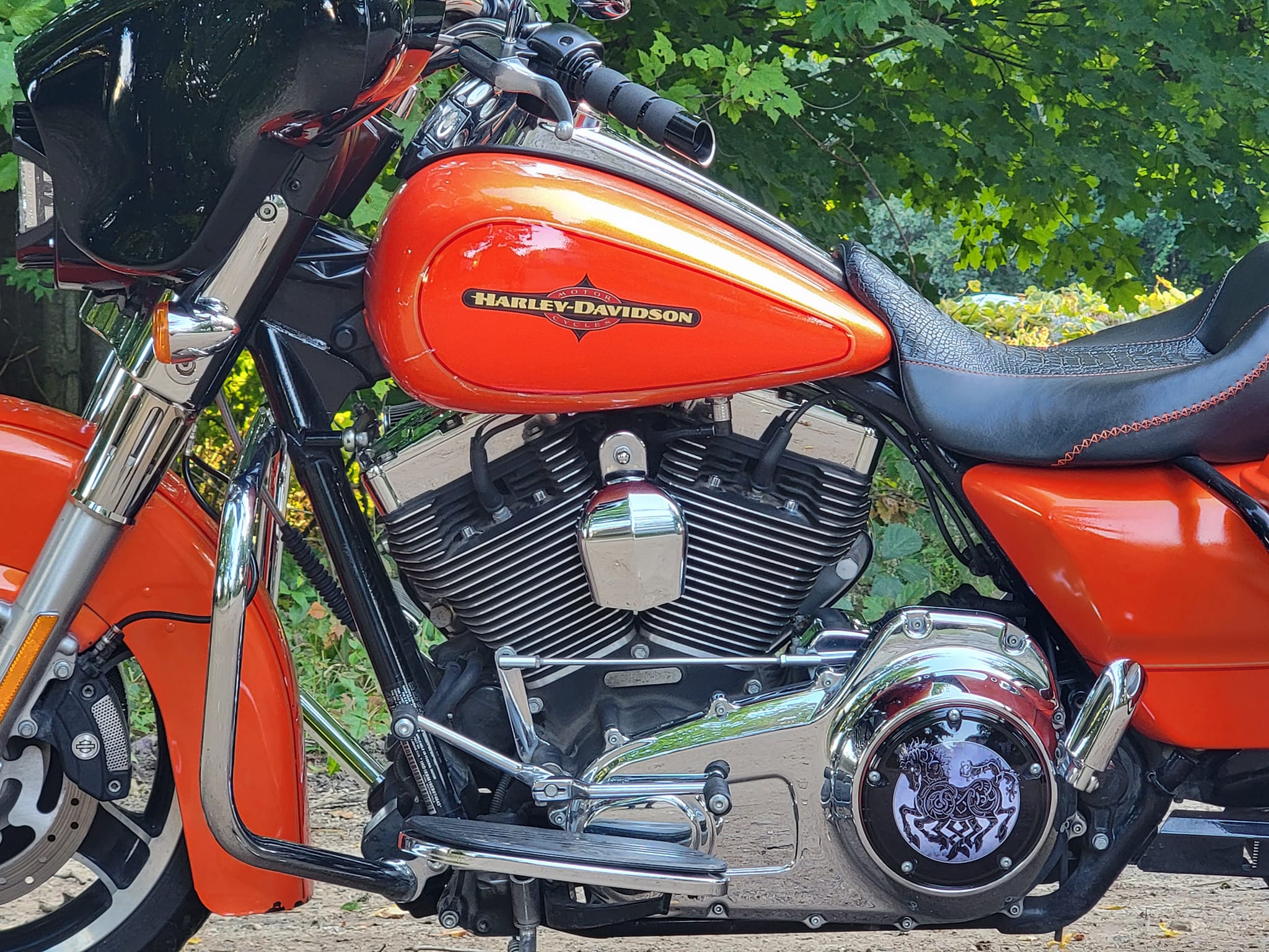 Clear Chrome RSD Derby/Timer Cover For Harley Electra Glide, Street Glide, Softail, Dyna
