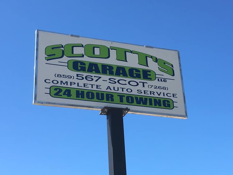 Our new sign is finally up! What do... - Scott's Garage LLC