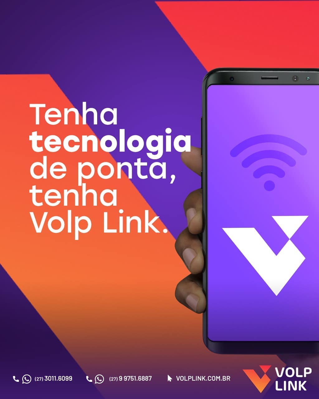 》Tecnologia 100% Fibra Óptica com... - Volp Link Telecom Ltda