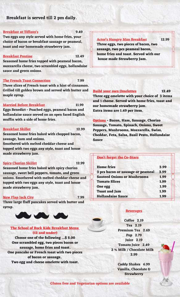 Check out our new menu… dine in... - Actor's Casual Dining