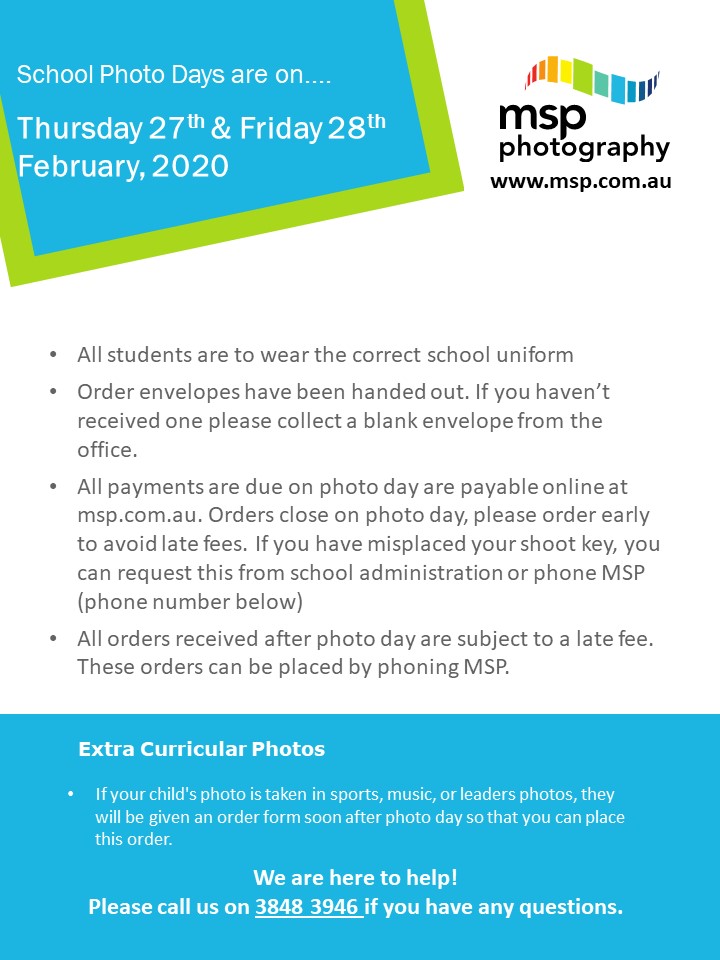 SCHOOL PHOTO REMINDER I... - Redbank Plains State High School | Facebook