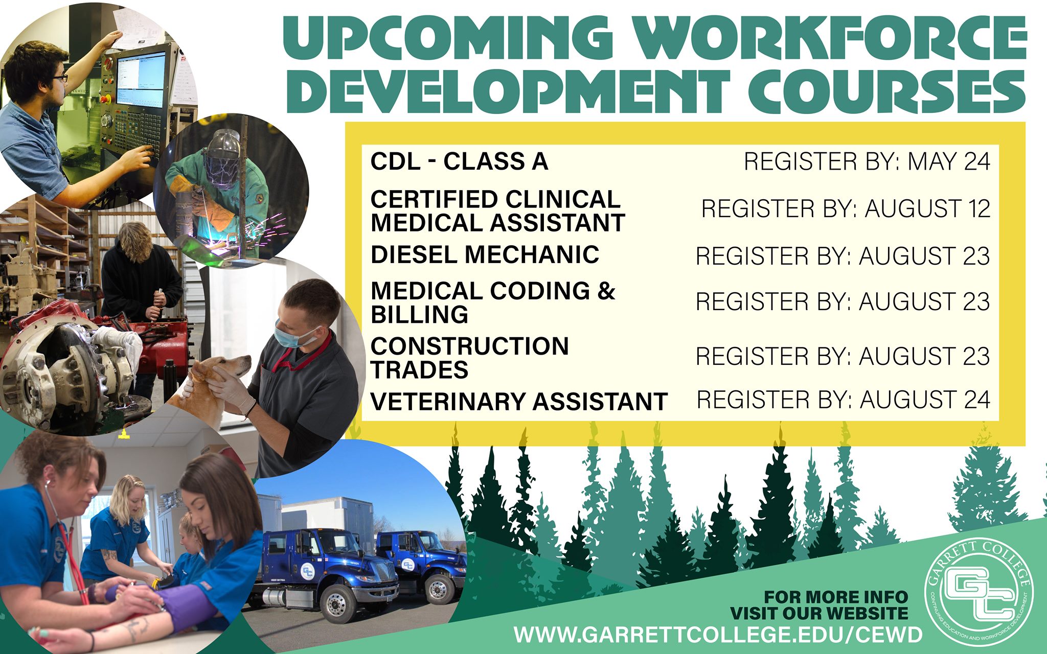 Our new schedule of Workforce Courses have dropped and are ready for ...