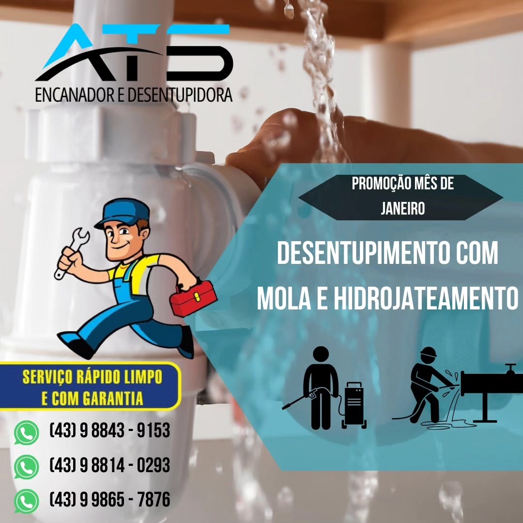 ATS Encanador e Desentupidora | Arapongas PR