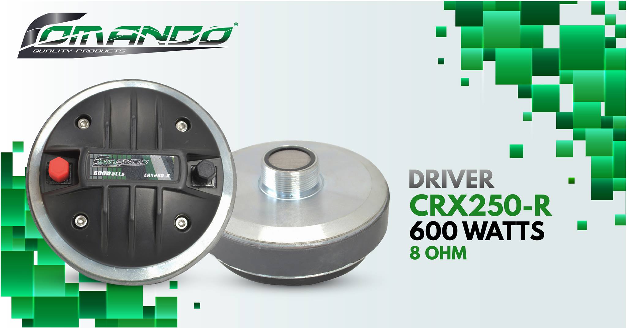 Comando Audio - DRIVER CRX250-R 600 WATTS PMPO / 300 WATTS... | Facebook