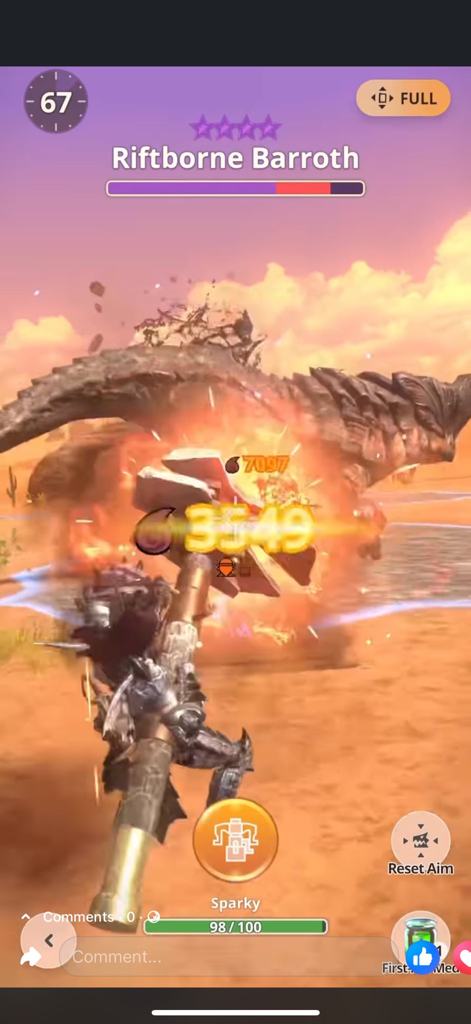 Riftborne monster wyvern damage comparison