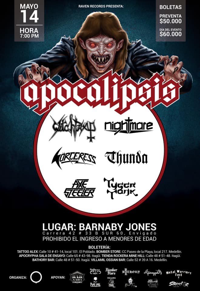 Apocalipsis Fest - Anunciamos el cartel oficial para la quinta versión ...