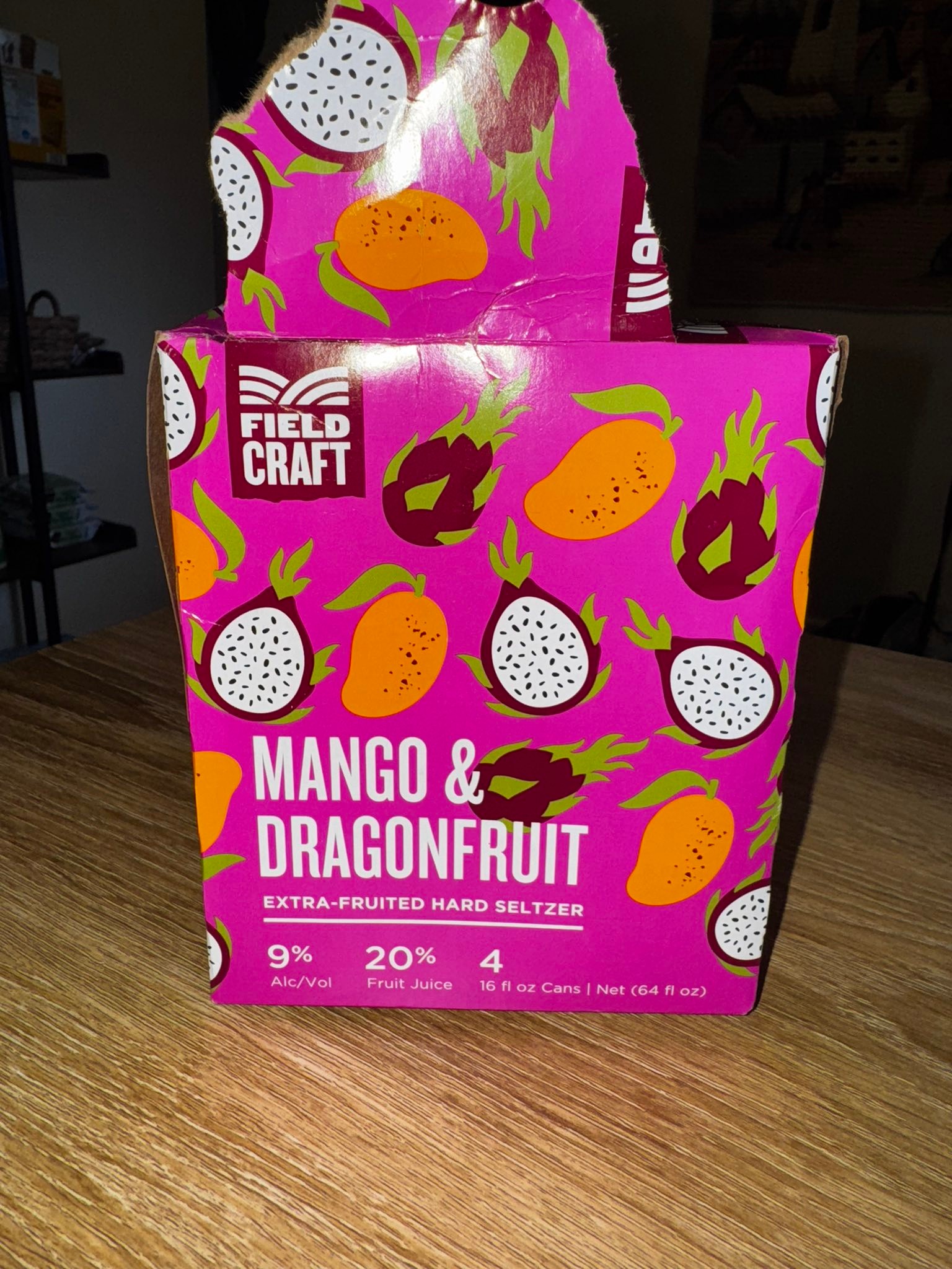 Mango dragonfruit hard seltzer review
