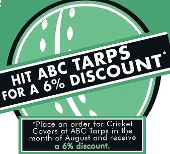 ABC Tarps - Hit ABC Tarps for Six in the month of August...